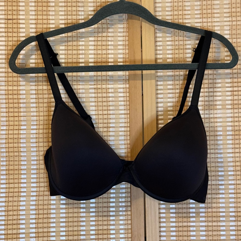 Chantelle C Magnifique Seamless Unlined Minimizer Bra Black 38D 2196 Sexy